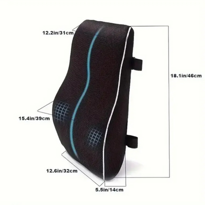 ThePetiteCare™ Ergonomic S-Shaped Lumbar Support Pillow