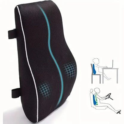 ThePetiteCare™ Ergonomic S-Shaped Lumbar Support Pillow