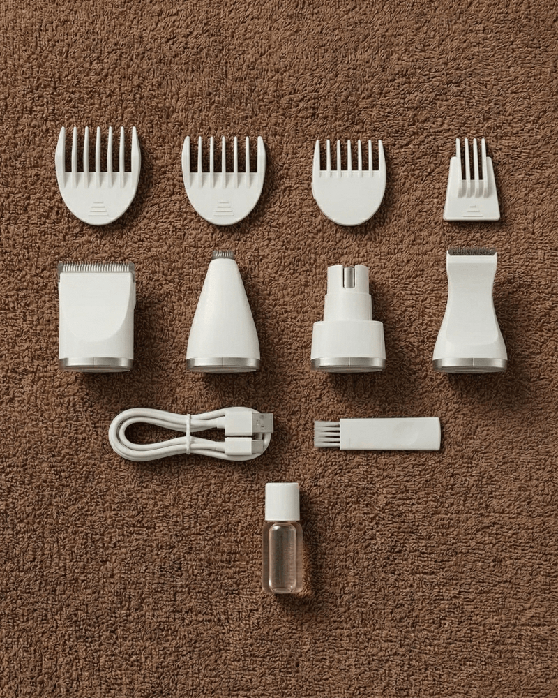 The Essential 4-in-1 Pet Grooming Kit & Grinder